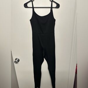 wild fable Black Slim Jumpsuit with Spaghetti Straps